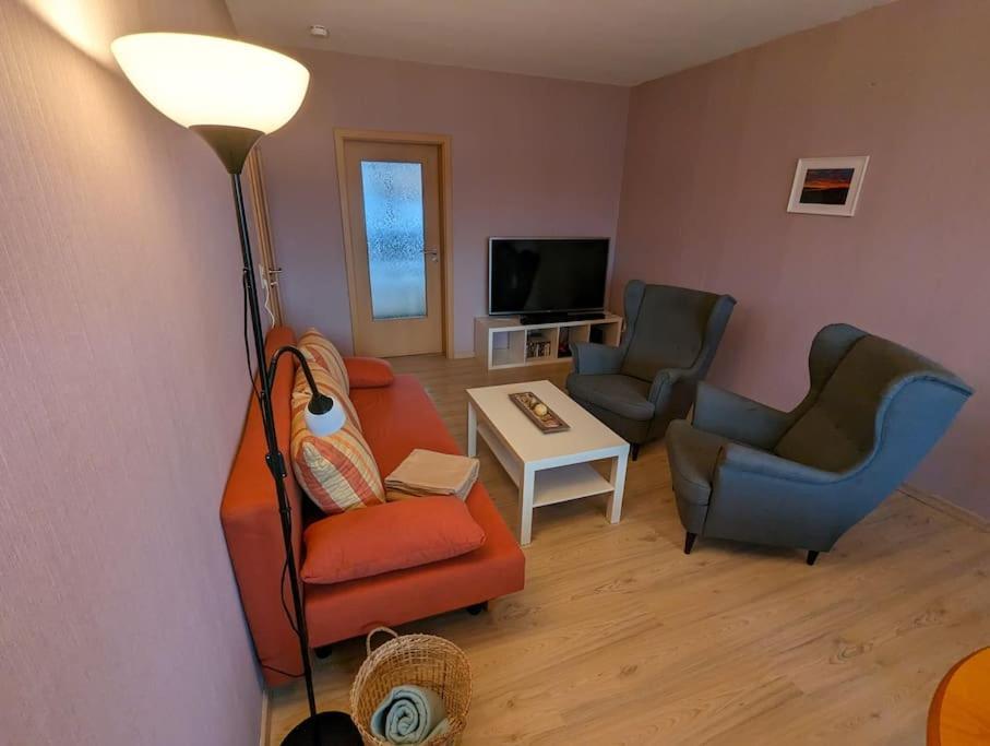 Ferienwohnung Elbaue Barby Buitenkant foto